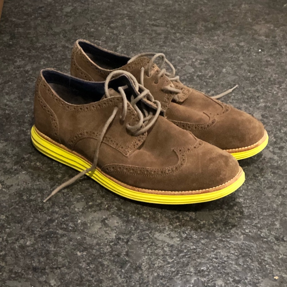 Cole Haan Lunar Grand wingtip - suede